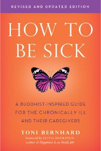 Buchcover: How to Be Sick zeigt einen violetten Schmetterling auf orangefarbenem Hintergrund